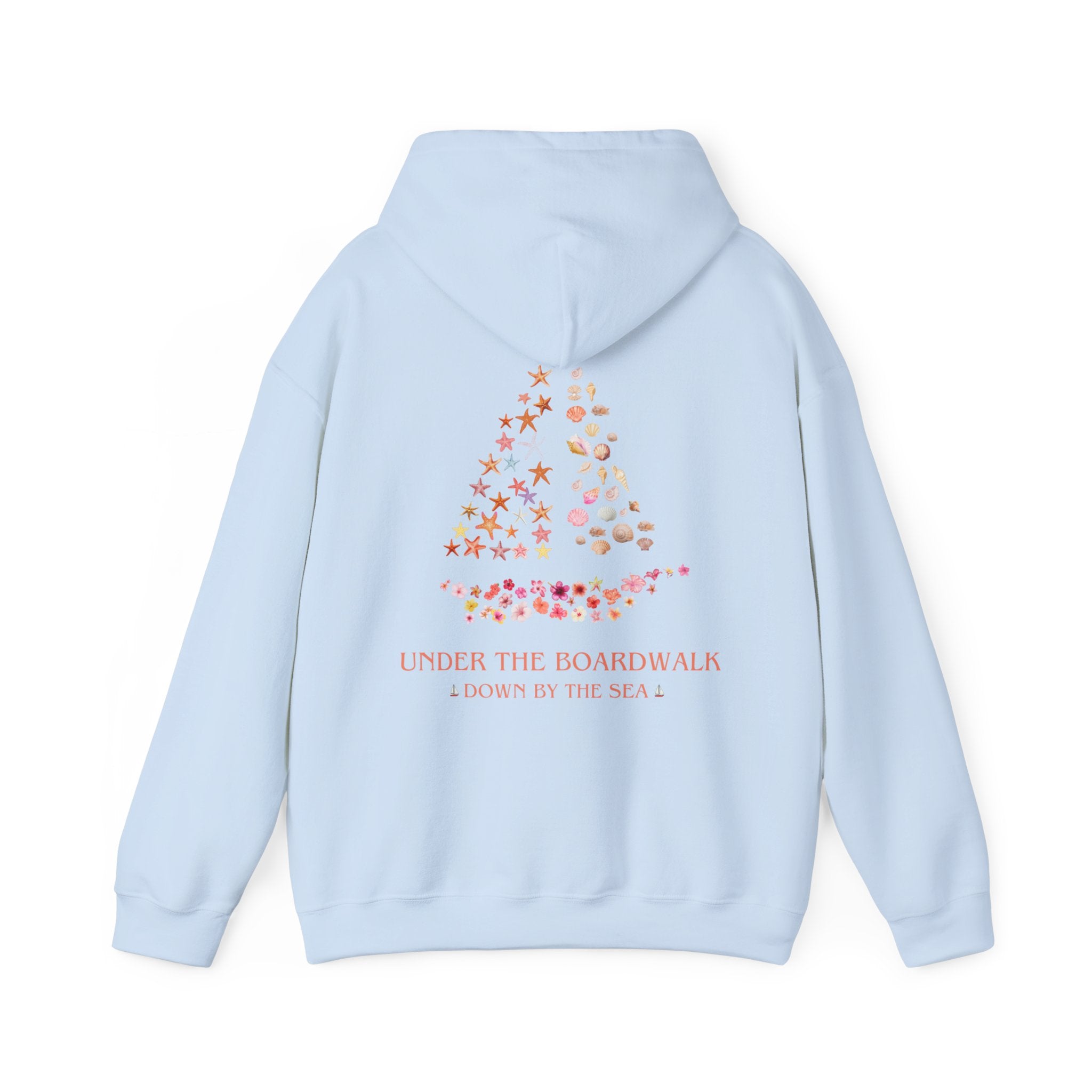 Under The Boardwalk Down By The Sea Unisex Heavy Blend™ Hooded Sweatshirt