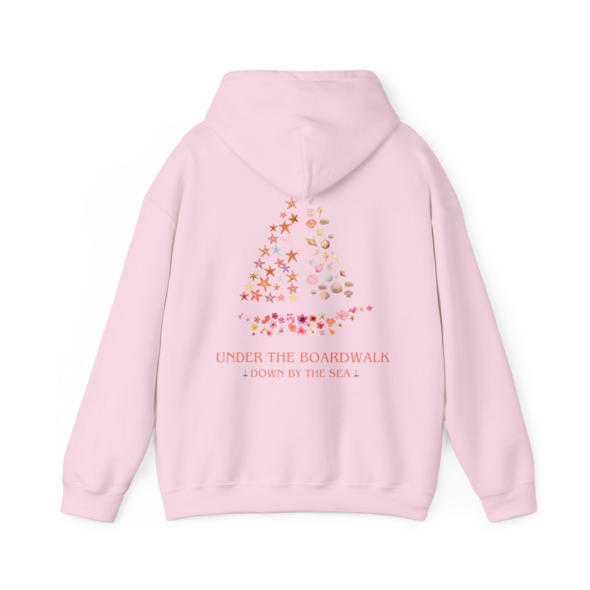 Under The Boardwalk Down By The Sea Unisex Heavy Blend™ Hooded Sweatshirt