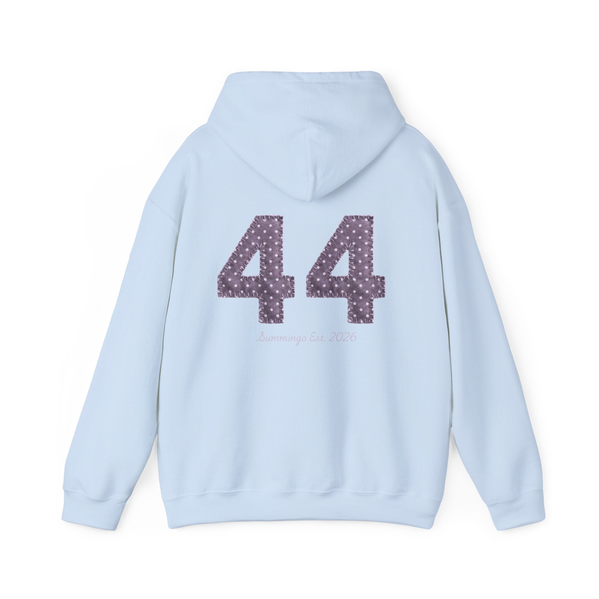 Polka Dot Purple Summingo Unisex Heavy Blend™ Hooded Sweatshirt