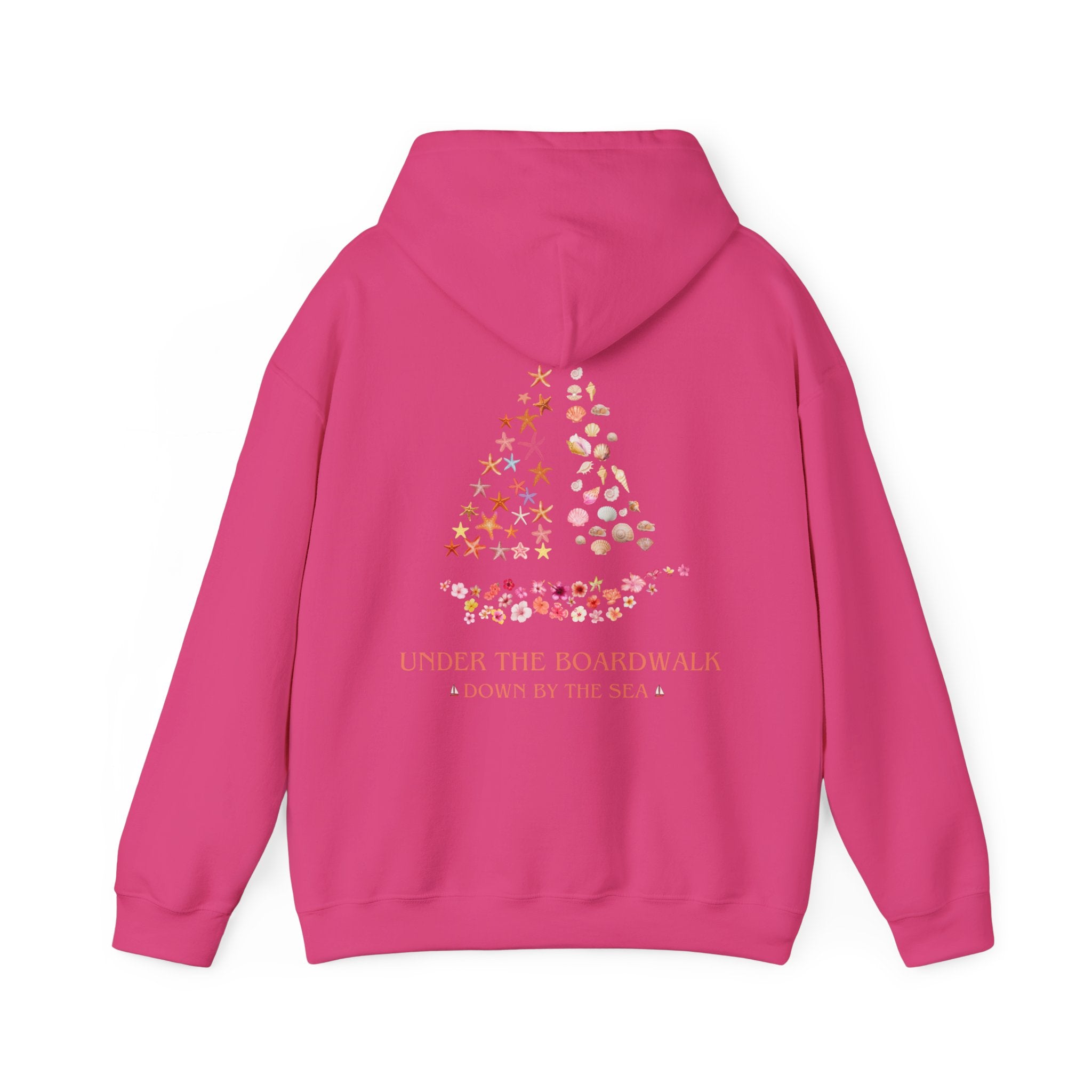 Under The Boardwalk Down By The Sea Unisex Heavy Blend™ Hooded Sweatshirt