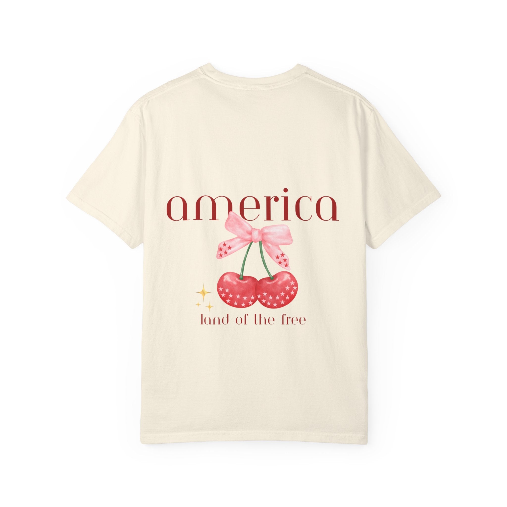 America Land Of The Free Unisex Garment-Dyed T-shirt