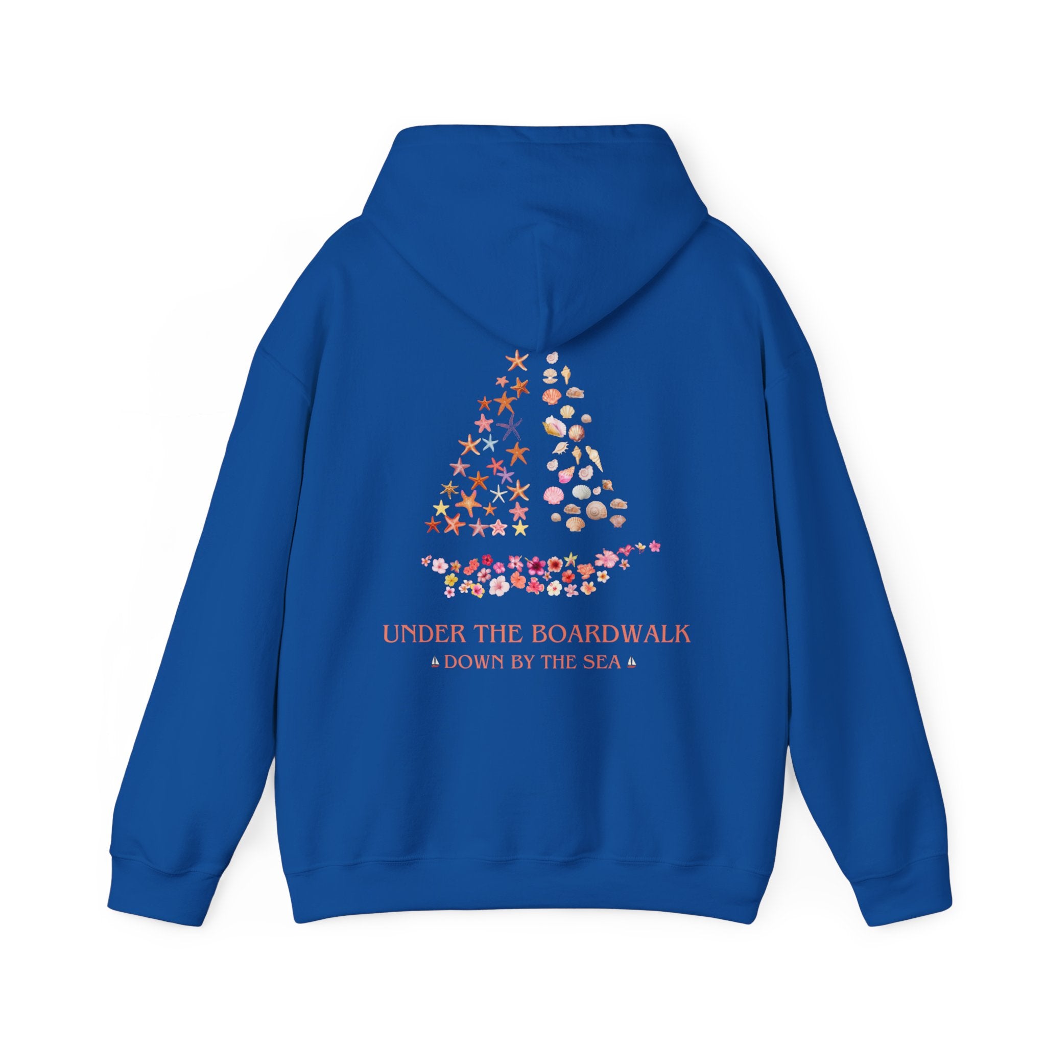 Under The Boardwalk Down By The Sea Unisex Heavy Blend™ Hooded Sweatshirt