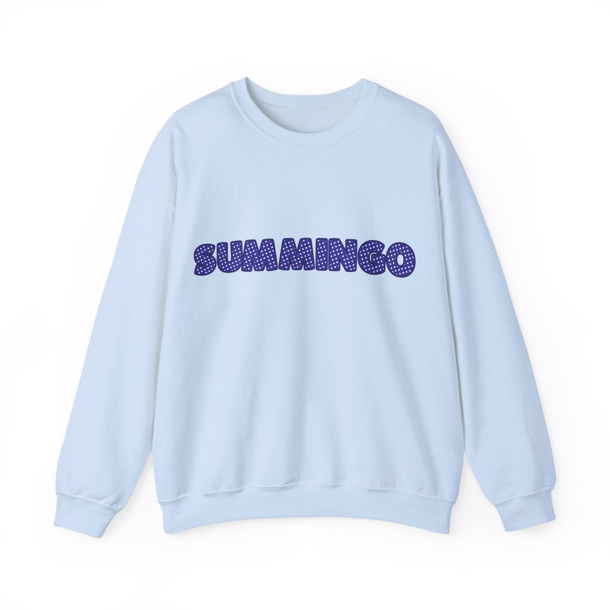 Navy Polka Dot Summingo Unisex Heavy Blend™ Crewneck Sweatshirt
