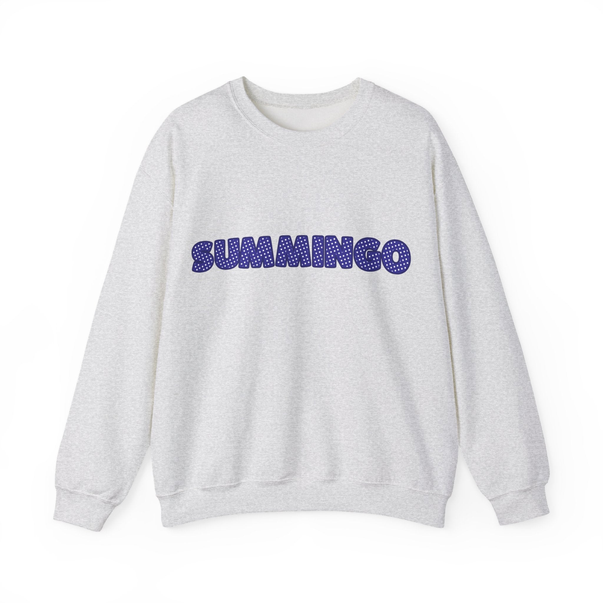 Navy Polka Dot Summingo Unisex Heavy Blend™ Crewneck Sweatshirt