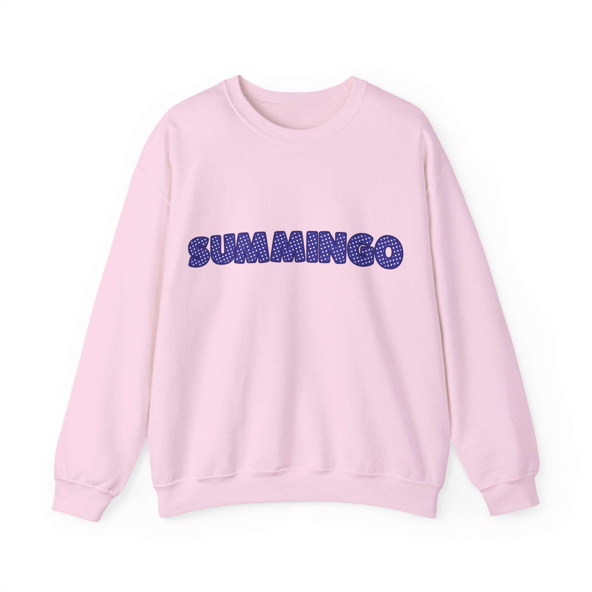 Navy Polka Dot Summingo Unisex Heavy Blend™ Crewneck Sweatshirt