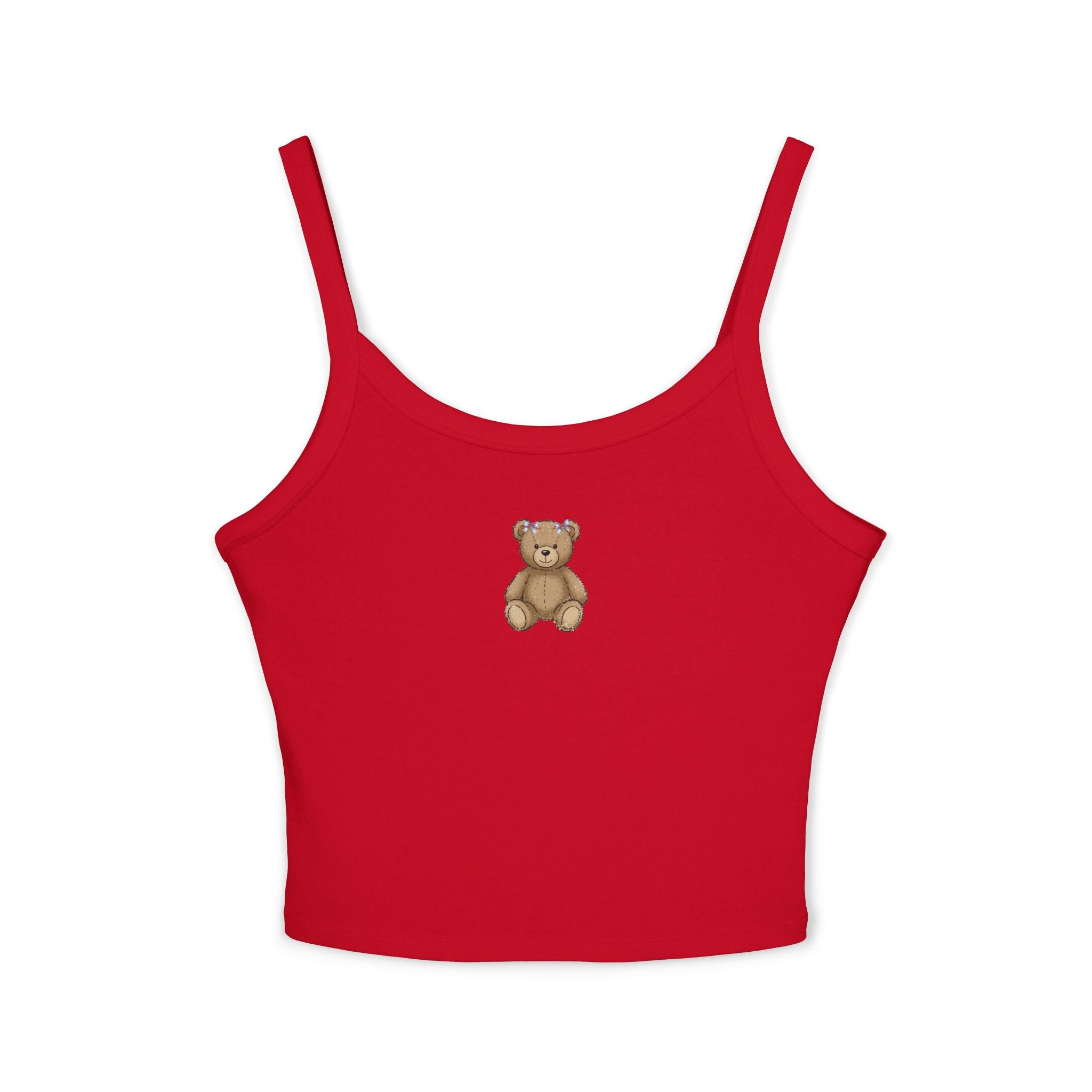 Teddy Bear Women's Spaghetti Strap Tank Top