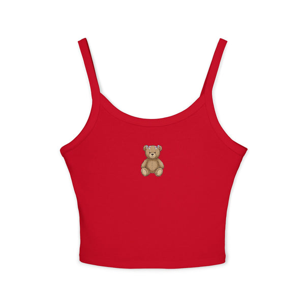 Teddy Bear Women's Spaghetti Strap Tank Top