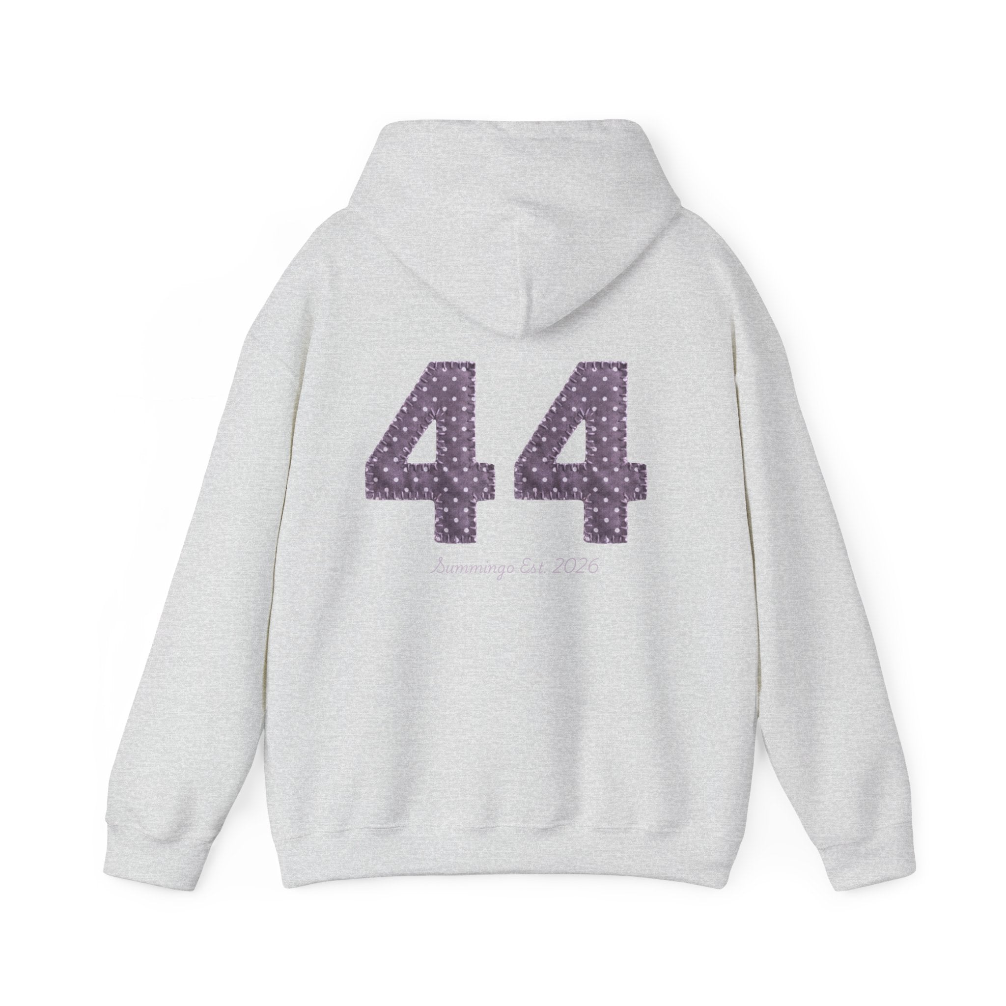 Polka Dot Purple Summingo Unisex Heavy Blend™ Hooded Sweatshirt